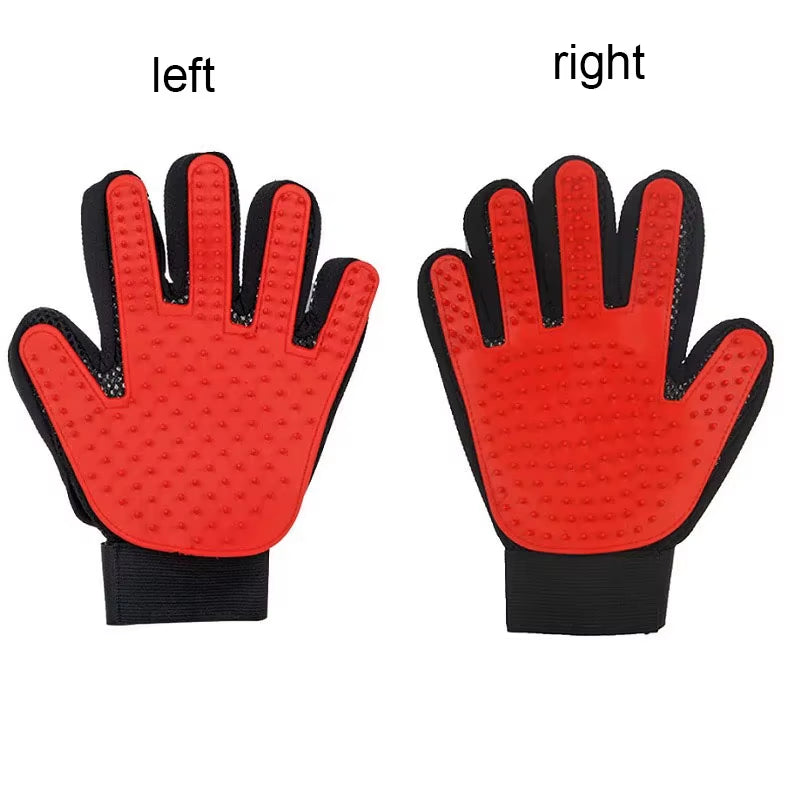 Ultimate Pet Hair Removal Glove – Grooming and Deshedding Tool for Dogs and Cats with Massage Brush Feature