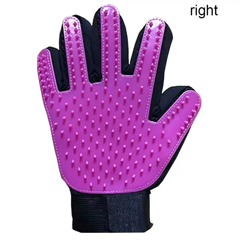 Ultimate Pet Hair Removal Glove – Grooming and Deshedding Tool for Dogs and Cats with Massage Brush Feature