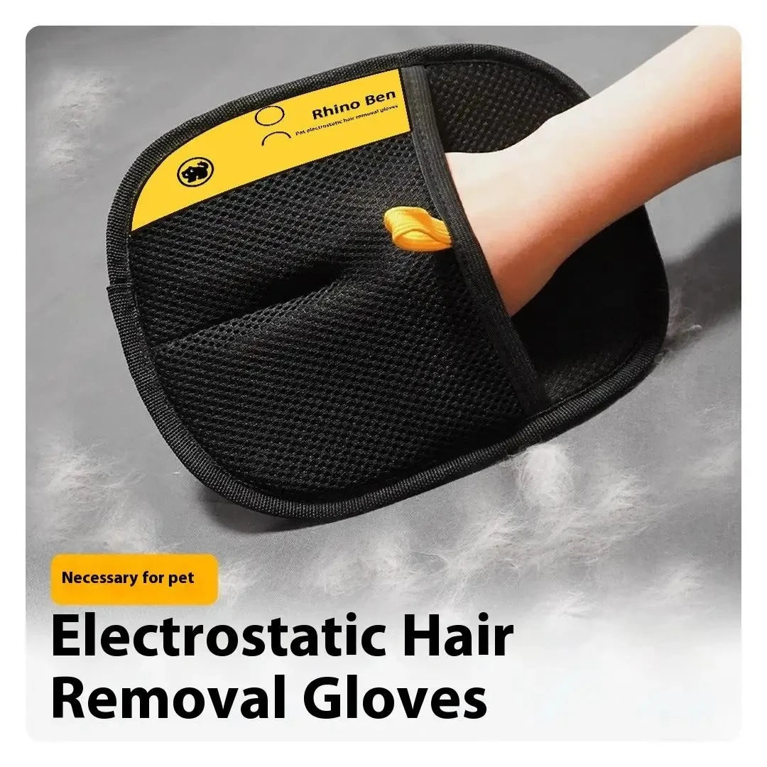Ultimate Pet Hair Removal Glove – Grooming and Deshedding Tool for Dogs and Cats with Massage Brush Feature