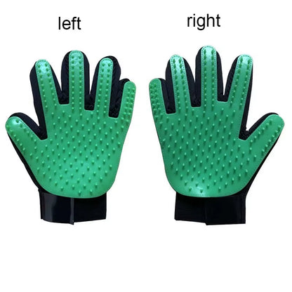 Ultimate Pet Hair Removal Glove – Grooming and Deshedding Tool for Dogs and Cats with Massage Brush Feature