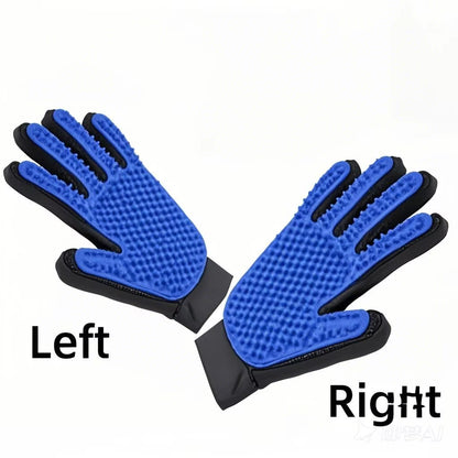 Ultimate Pet Hair Removal Glove – Grooming and Deshedding Tool for Dogs and Cats with Massage Brush Feature