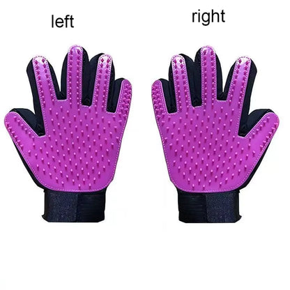 Ultimate Pet Hair Removal Glove – Grooming and Deshedding Tool for Dogs and Cats with Massage Brush Feature