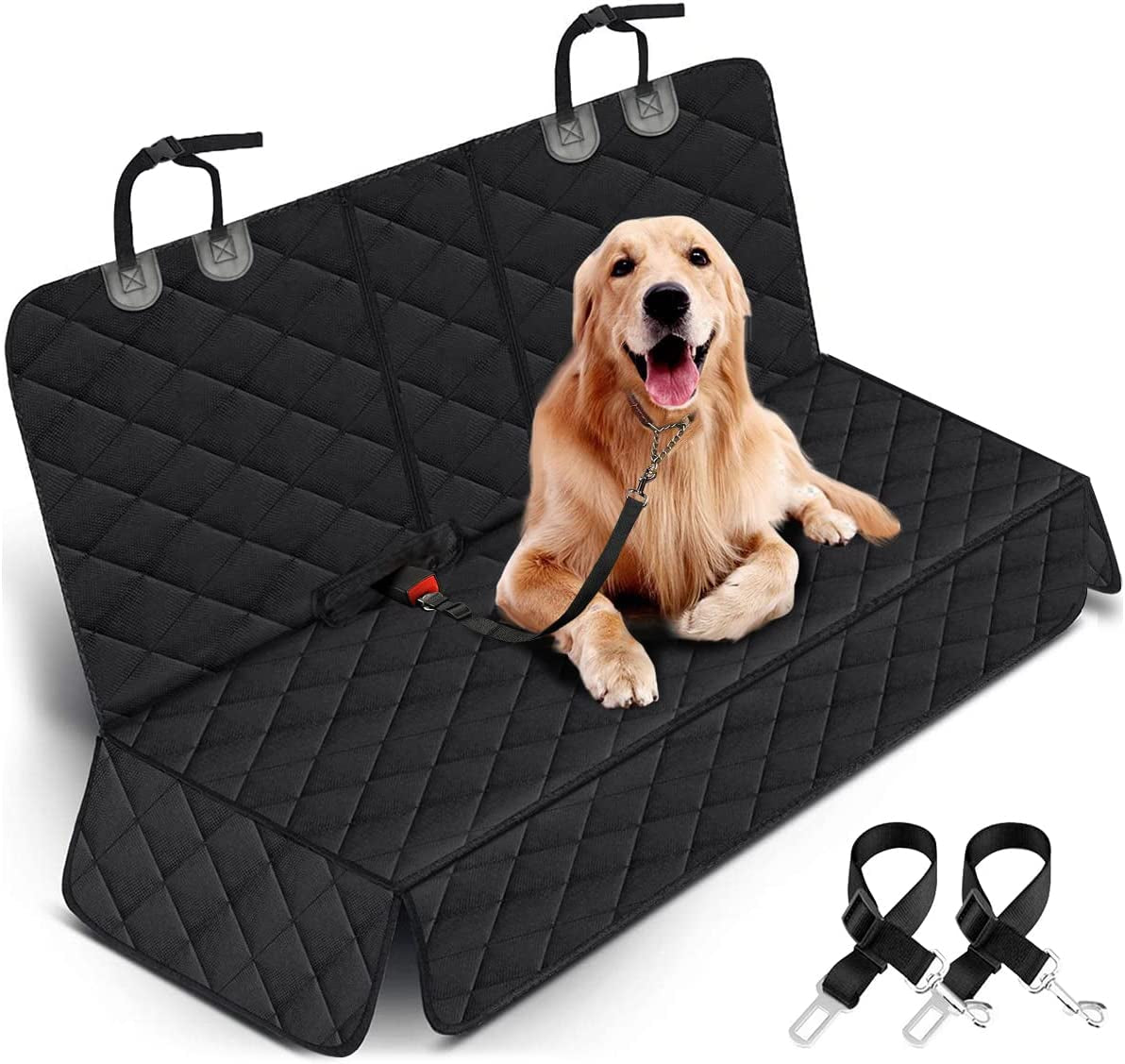 Ultimate Dog Car Seat Cover - Waterproof Back Seat Protector for Pets