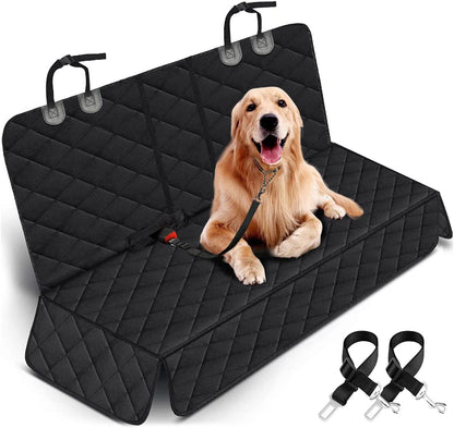 Ultimate Dog Car Seat Cover - Waterproof Back Seat Protector for Pets