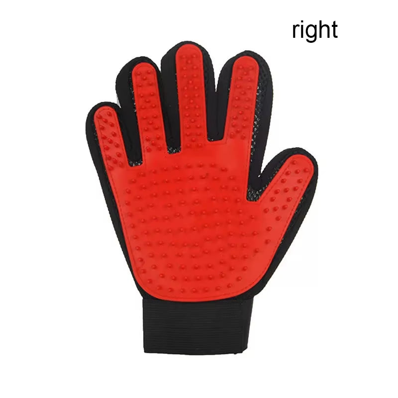 Ultimate Pet Hair Removal Glove – Grooming and Deshedding Tool for Dogs and Cats with Massage Brush Feature