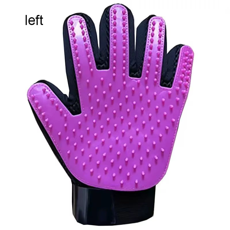 Ultimate Pet Hair Removal Glove – Grooming and Deshedding Tool for Dogs and Cats with Massage Brush Feature